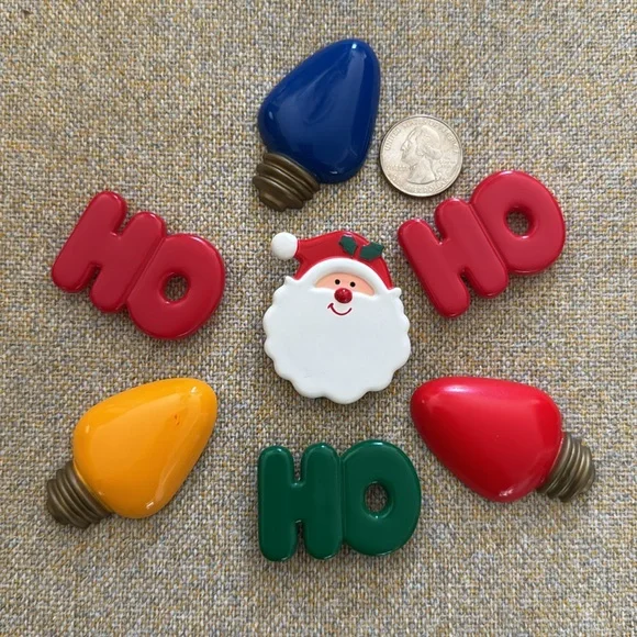 🎄VINTAGE HALLMARK CHRISTMAS BUTTON COVER BUNDLE - Stocking Stuffer - Picture 10 of 15